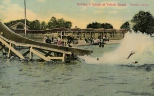 TOLEDO , Ohio, 1900-10s ; Water Slide , Toledo Beach