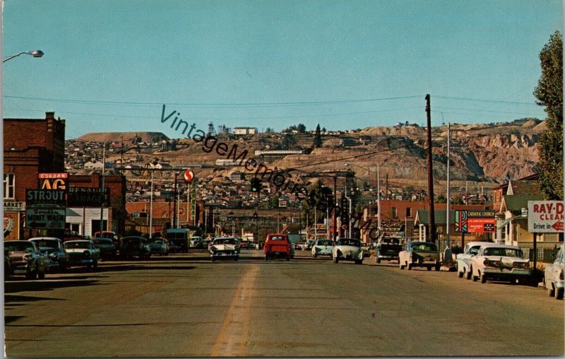 Harrison Avenue Butte Montana Postcard PC350