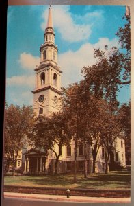 Vintage Postcard 1960's First Baptist Church, Providence, Rhode Island (RI)