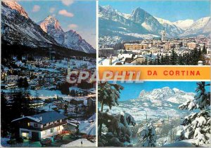 Postcard Modern Saluti da cortina
