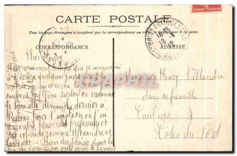 Old Postcard Fougeres Le Vieux Chateau