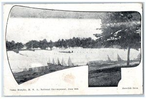 c1910's Camp Murphy MWA National Encampment Peoria Illinois IL Antique Postcard