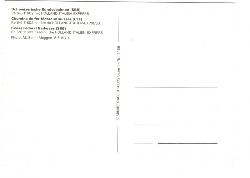 Swiss Federal Railways Train,