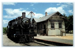 Postcard Locomotive #1385 built in 1907 for C & NW railroad C62