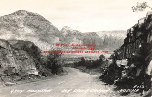 AZ, Oak Creek Canyon, Arizona, RPPC, Gray Mountain, Photo No E-122