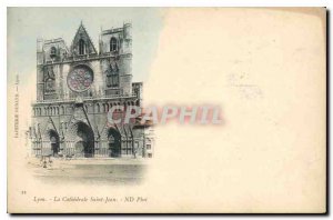 Postcard Old Lyon La Cathedrale Saint Jean