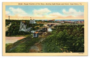 Target Practice at Fort Story, Cape Henry, VA Postcard *6L(2)22