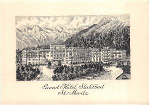 BR36382 Grand Hotel Stahlbad St Moritz        Switzerland 5