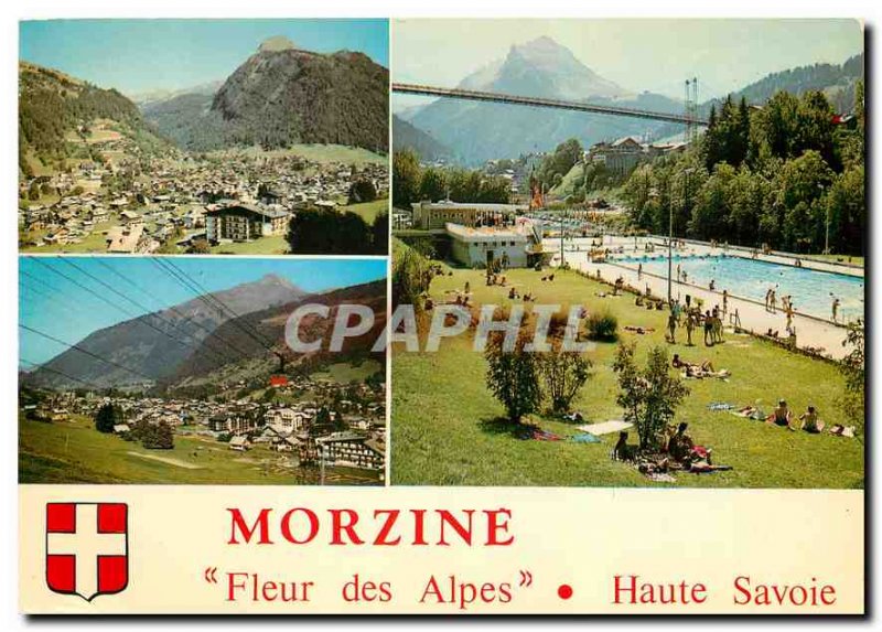 Postcard Modern Flower Morzine Haute Savoie Alps