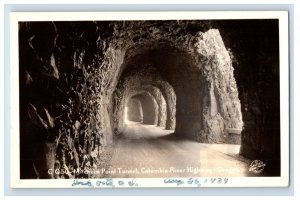 Vintage Sawyer Mitchelle Point Tunnel RPPC Postcard F144E