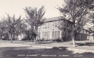 South Dakota Refield High School Real Photo