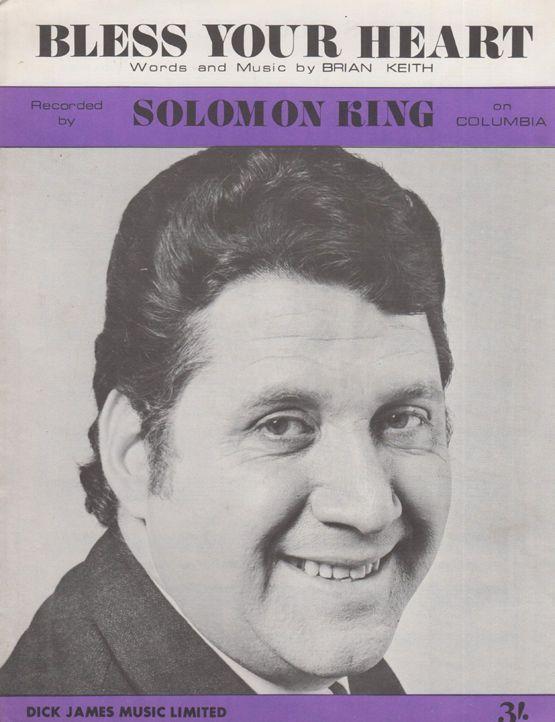 Bless Your Heart Solomon King 1960s Sheet Music