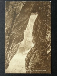 Cornwall NEWQUAY Tea Caverns / Cave - Old Postcard by Hartnoll