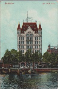 Netherlands Rotterdam Het Witte Huis Vintage Postcard C173