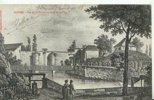 France Postcard - Troyes - Vue De La Vanne Du Pont De La Paix - Ref TZ10311