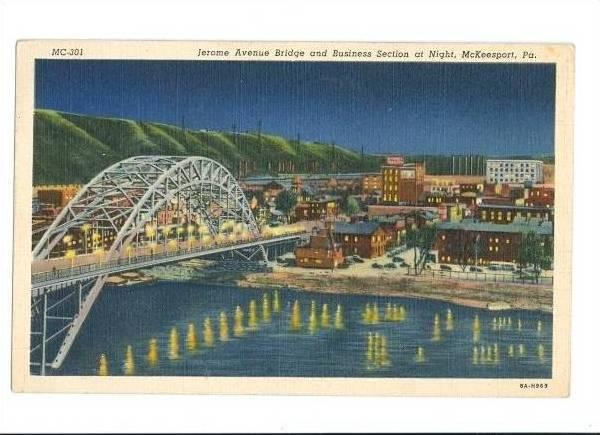 LP87    McKeesport,  Pennsylvania , Jerome Avenue Bridge and