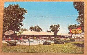 UNUSED POSTCARD - FOREST MANOR MOTEL & CAMPGROUND, LEBANON, MISSOURI