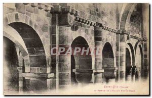 Old Postcard Saint Die Interior De L & # 39Eglise Notre Dame