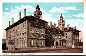 Colorado Colorado Springs Antlers Hotel Curteich