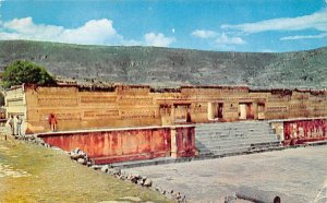 Ruinas de Mitla Oaxaca Mexico Tarjeta Postal 1965 