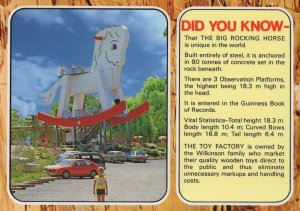 Big Rocking Horse at Toy Factory Australia Gumeracha Postcard