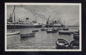 f2194 - British Rail Ferries - St Patrick & St Helier at Weymouth - postcard