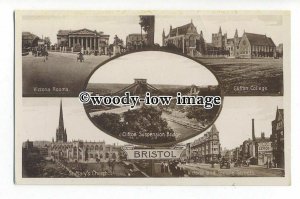 tq0840 - Bristol - Multiview x 5, Various Early Views around Bristol - Postcard