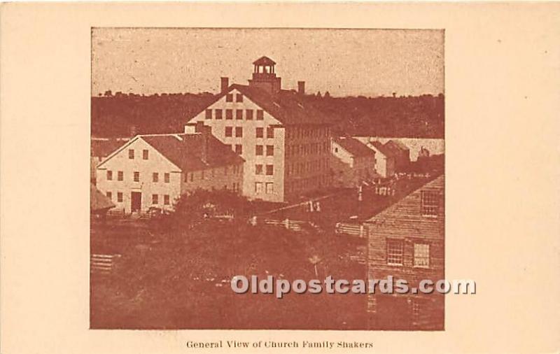 General View of Church Family Shakers Unused 