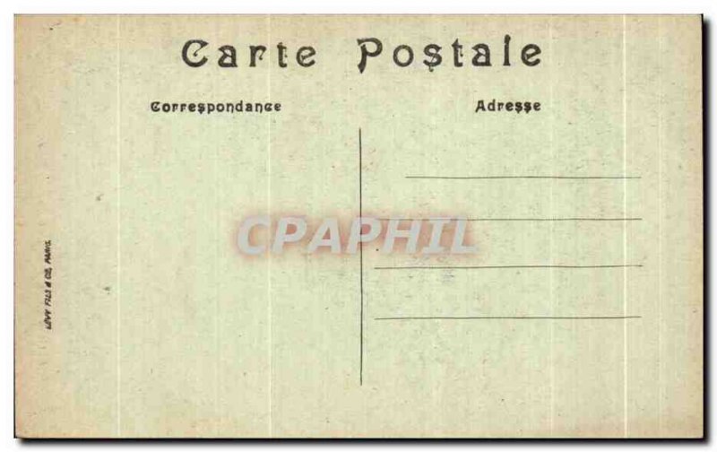 Old Postcard Ploumanach Le Chemin de Ronde