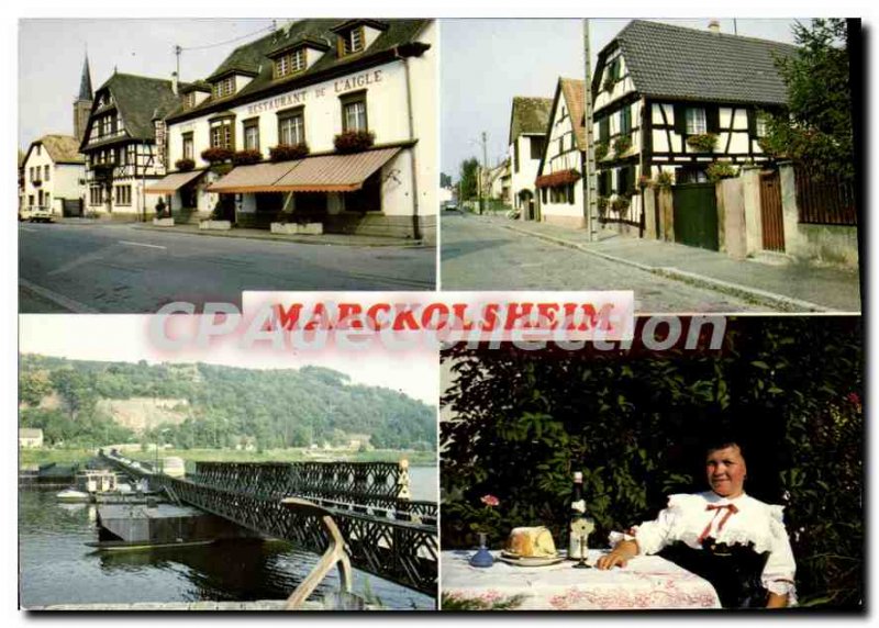 Postcard Modern Marckolsheim Hotel Restaurant De I'Aigie