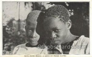 Boys from Pemba African Life Unused 
