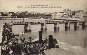 CPA ROYAN-Arrivée du Bateau de Bordeaux (45533)