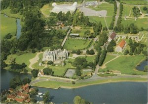 Hampshire Postcard - Aerial View of Palace House, Beaulieu Abbey  RR13356