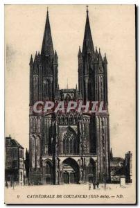 Postcard Old Cathedral Coutances XIII century