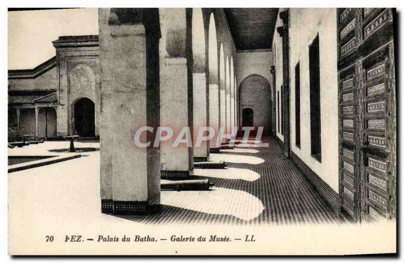 Postcard From Old Fez Batha Palace Gallery Du Musee