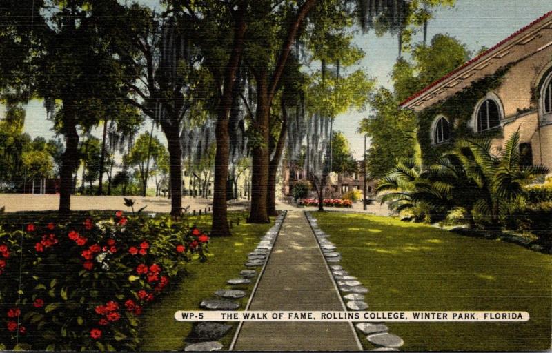 Florida Winter Park The Walk Of Fame Rollins College