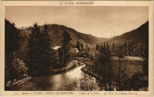 CPA Route de FLERS a PONT-ÉRAMBOURG Vallée de la Vere (151264)