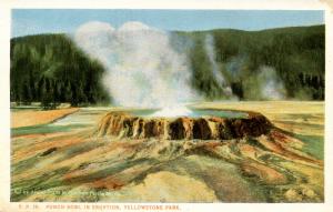 WY - Yellowstone National Park. Punch Bowl in Eruption