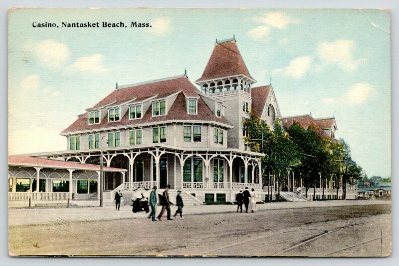 Nantasket Beach MA~Casino~2nd Empire Architecture~Gamblers Cross Street~1912 