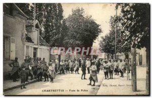 Old Postcard Chartrettes Police Station