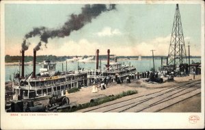 Kansas City Missouri MO River View 6844 Detroit Publishing c1910 Postcard
