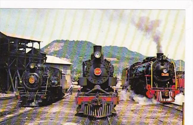 Train South America Locomotives No 154 No 204 & No 306 Tubarac Brazil