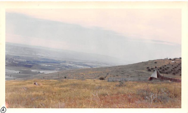 Fish Ponds at Southern end of Sea of Galilee Tsemah Israel Writing on back 