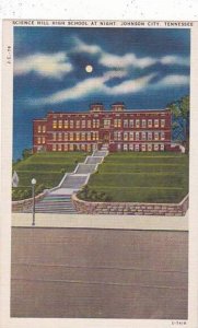 Tennesse Johnson City Science Hill High School At Night