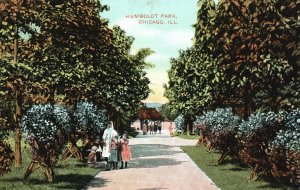 ?Vintage Postcard 1910's View of Humboldt Park Chicago Illinois ILL