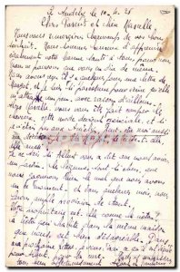 Postcard Old Children Illustrator Dog