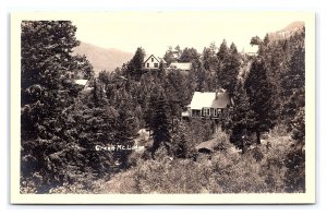 Green Mountain Lodge Green Mountain Falls Colorado RPPC Postcard