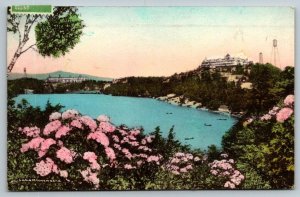 Hand Colored Lake Minnewaska Ulster County  New York  Postcard