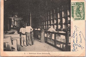 Congo Interieur d'une Factorerie Toulouse Inn Adolphe Trinchant Postcard 09.11
