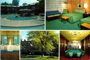 CONTINENTAL SIZE POSTCARD SUMMIT SUBURBAN HOTEL AT SUMMIT N. J. c. EARLY 1970s